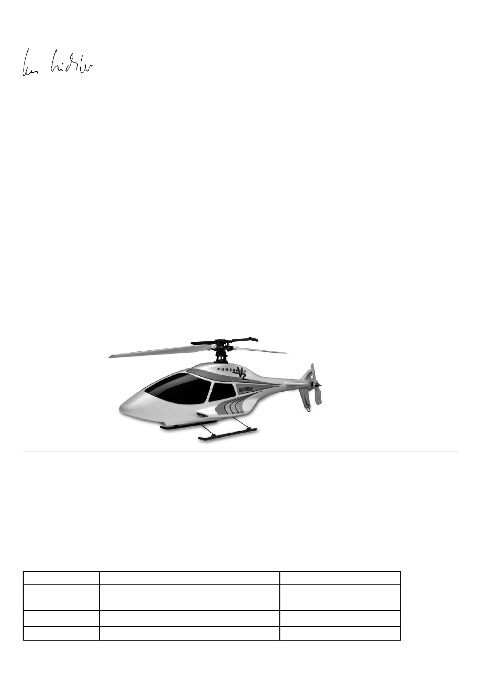 HITEC FunCopter V2 User Manual | Page 7 / 64