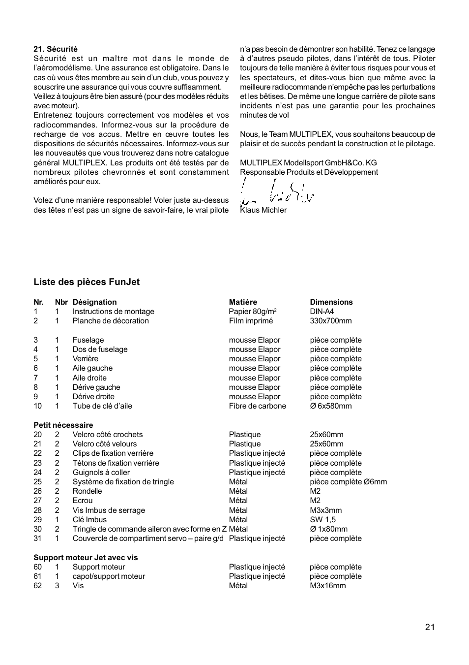 HITEC FunJet User Manual | Page 21 / 32