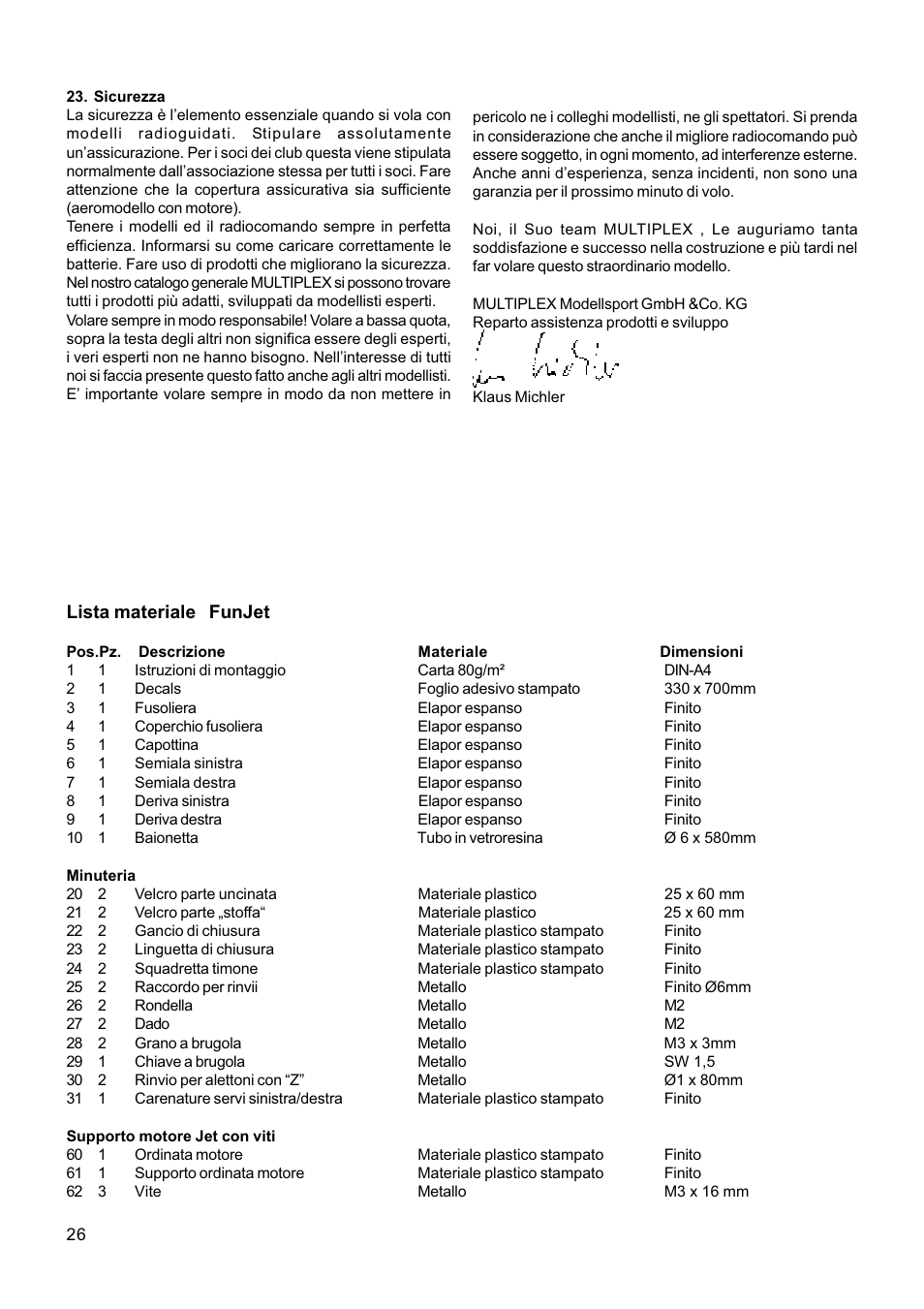 HITEC FunJet User Manual | Page 26 / 32
