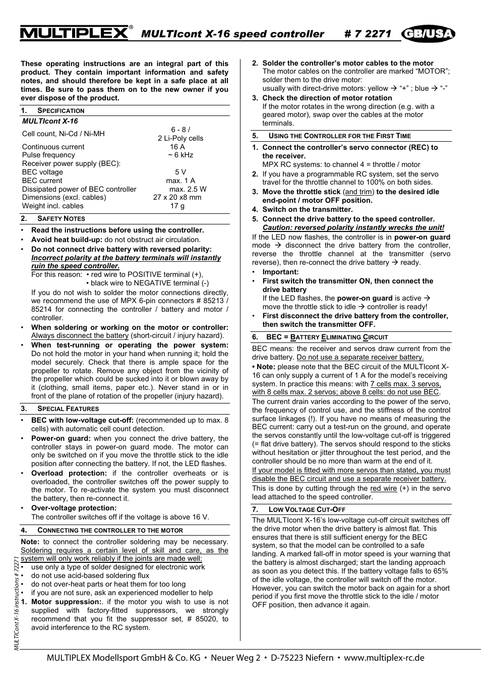 HITEC MiniMag (RR) User Manual | Page 34 / 52