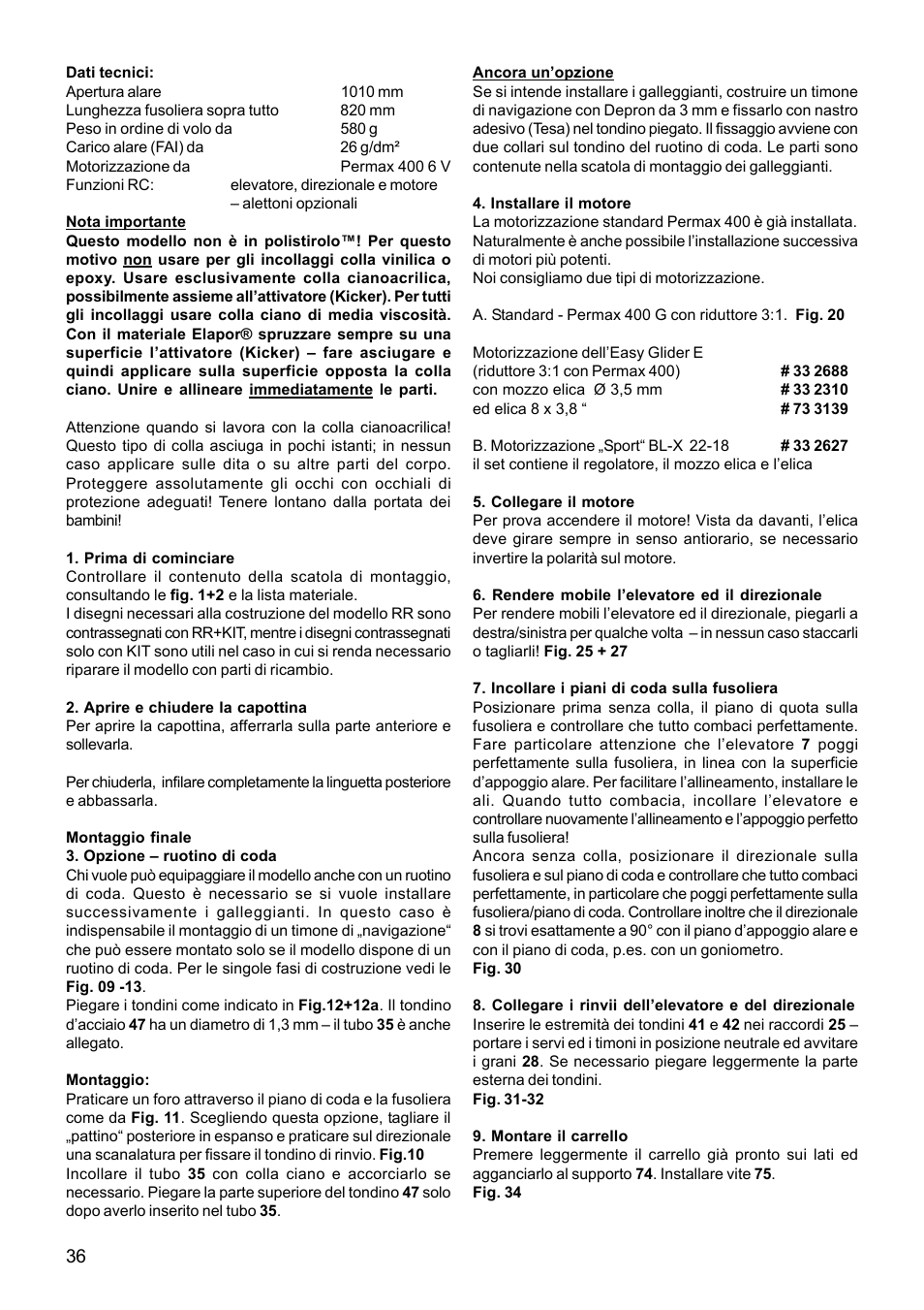 HITEC MiniMag (RR) User Manual | Page 36 / 52