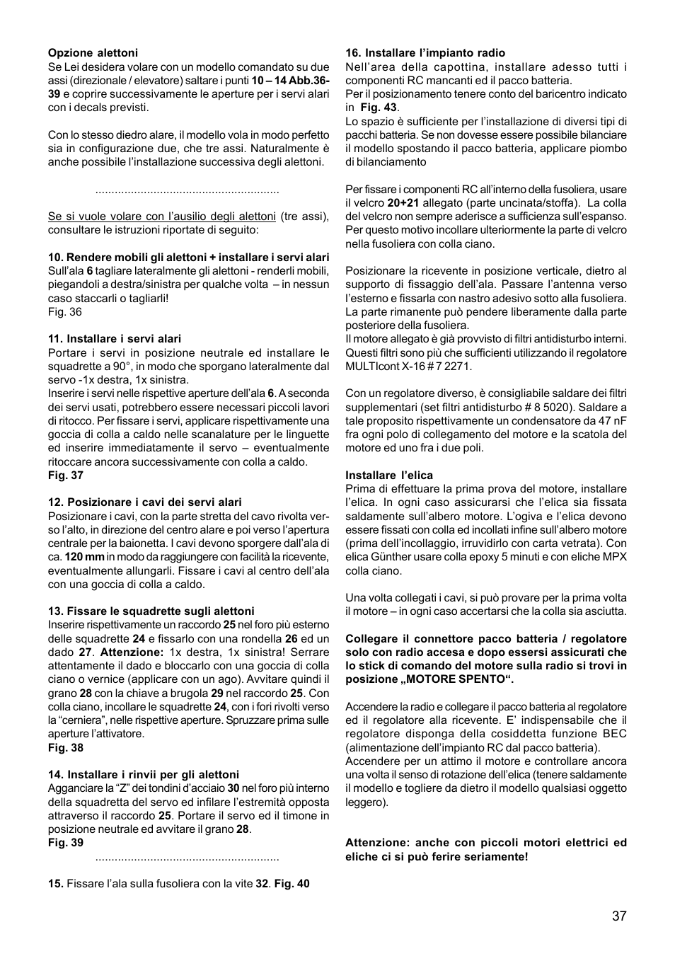 HITEC MiniMag (RR) User Manual | Page 37 / 52