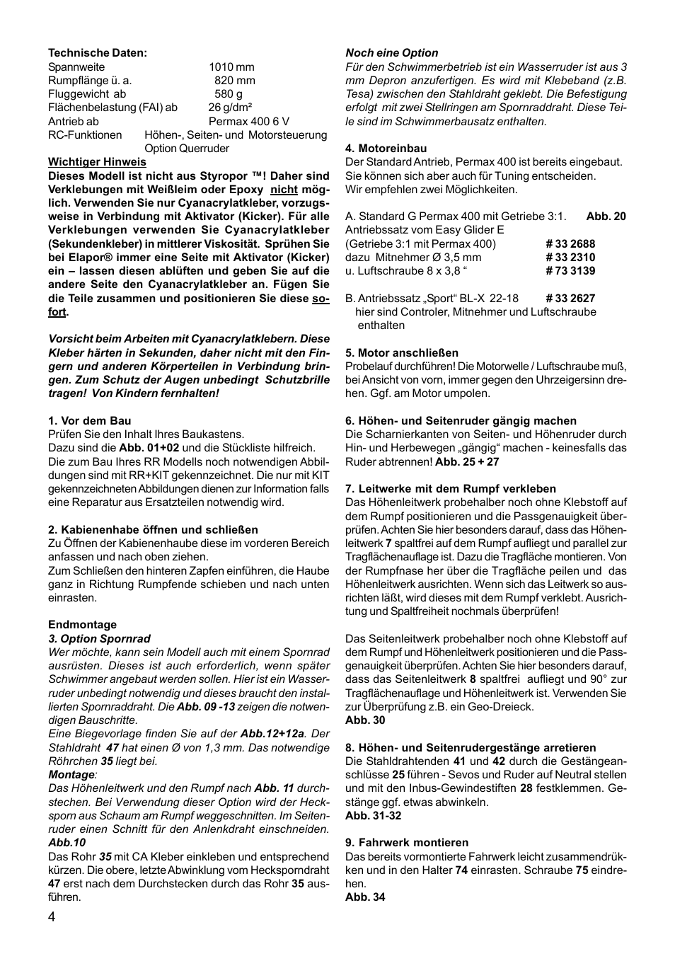 HITEC MiniMag (RR) User Manual | Page 4 / 52