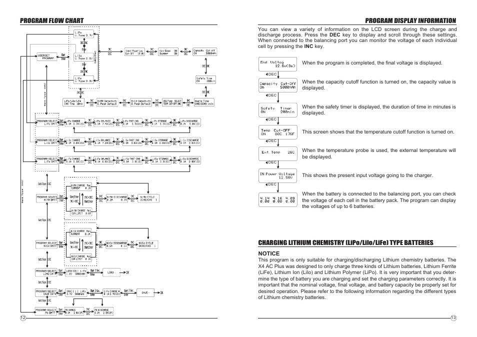 HITEC X4 AC Plus: Four Port ACDC Multi-Charger User Manual | Page 8 / 14