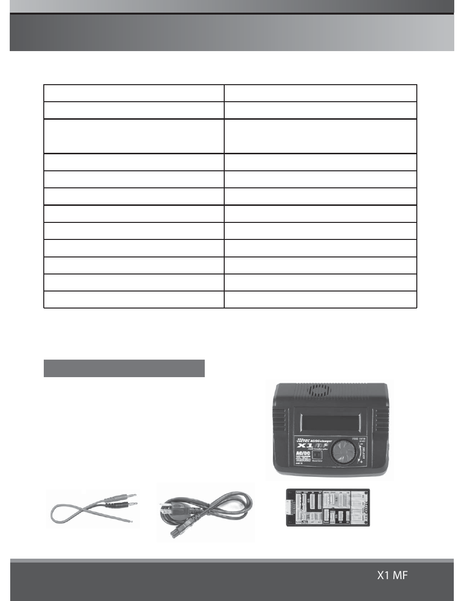 HITEC X1 MF: AC/DC, 80-Watt, Multi-Function, Charger User Manual | Page 35 / 39