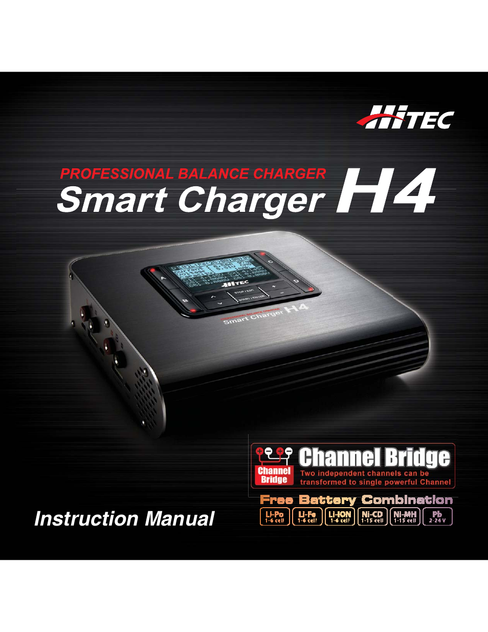 HITEC H4: DC/DC, Four-Port Multi-Charger User Manual | 38 pages