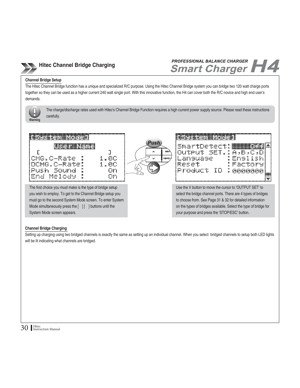 Kvge%jcppgn$tkfig%jctikpi | HITEC H4: DC/DC, Four-Port Multi-Charger User Manual | Page 30 / 38