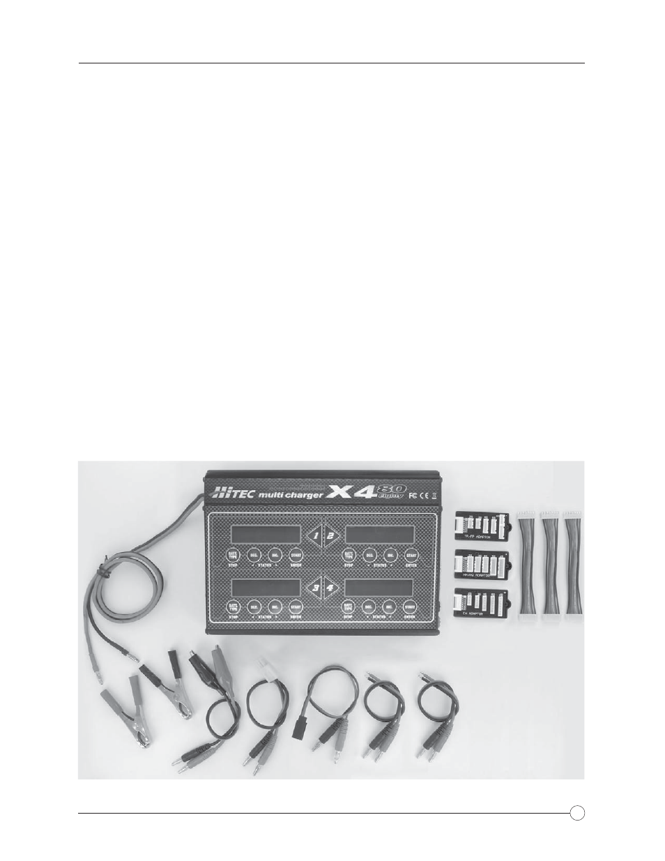 HITEC X4-Eighty: DC/DC, Four Port Multi-Charger User Manual | Page 3 / 28