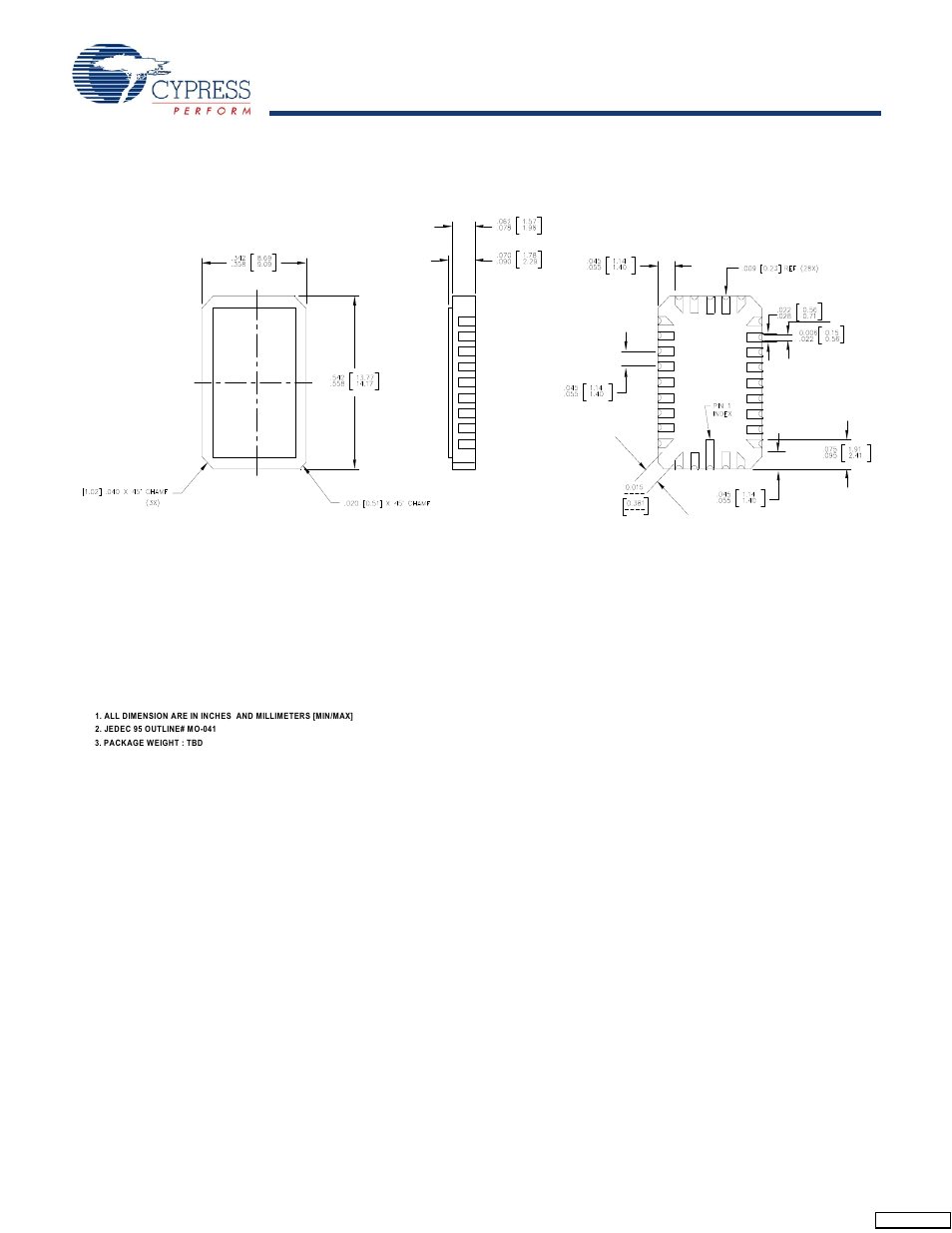 Package diagrams | Cypress STK11C68-5 User Manual | Page 14 / 15