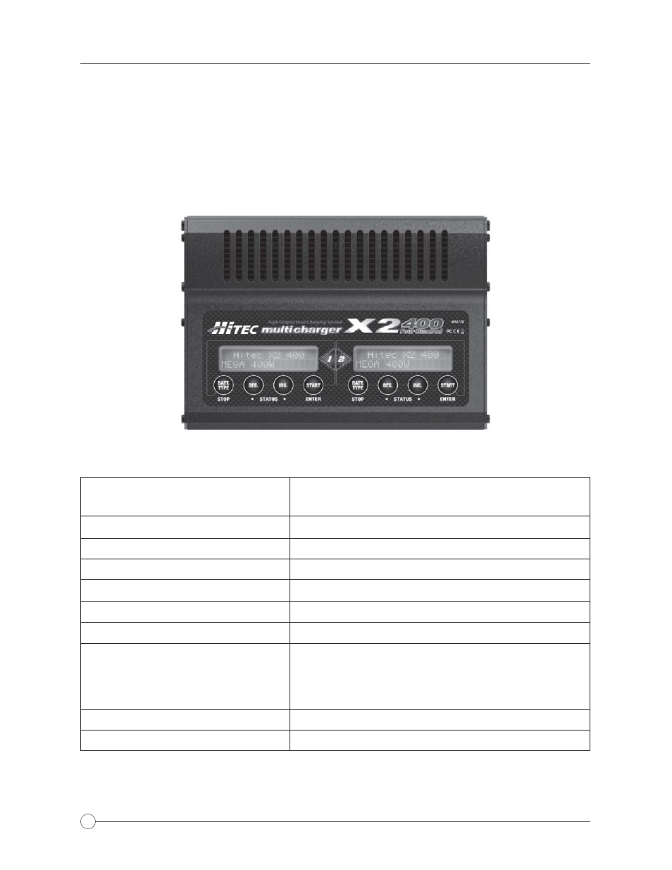 Introduction | HITEC X2-400: DC/DC Dual Port Charger User Manual | Page 4 / 28