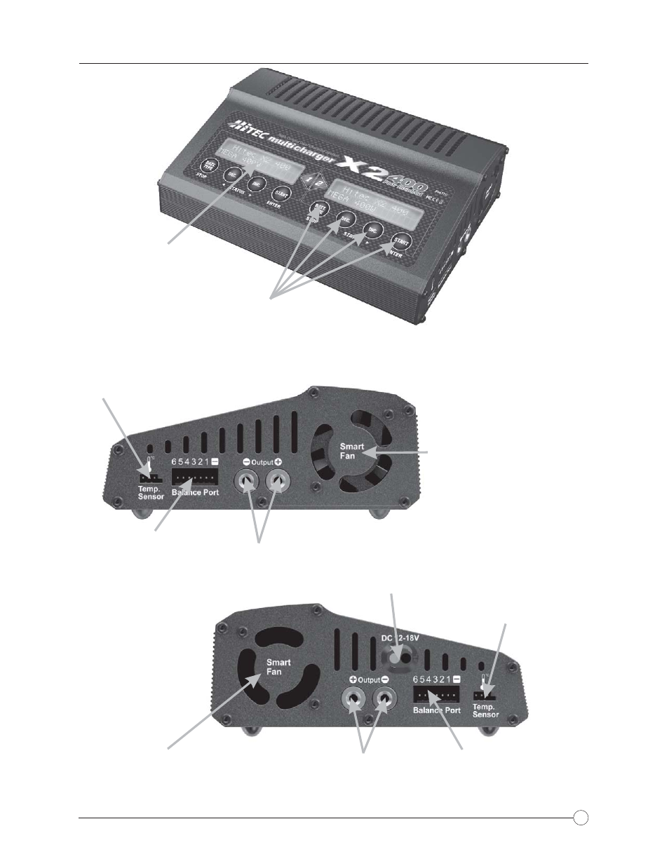 HITEC X2-400: DC/DC Dual Port Charger User Manual | Page 5 / 28