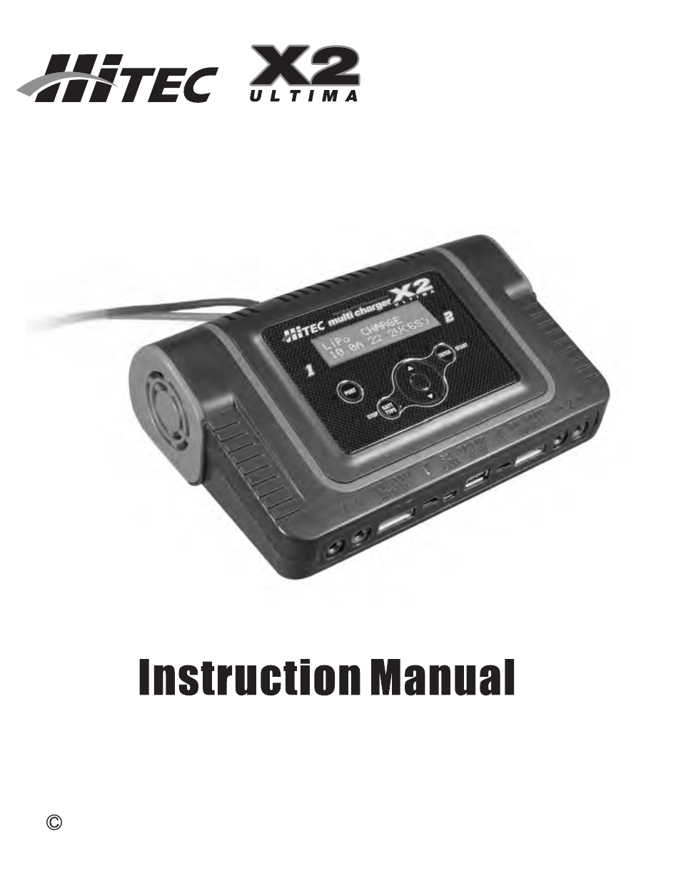 HITEC X2 Ultima: DC/DC, 200 Watt, Dual Port Multi-Charger User Manual | 32 pages