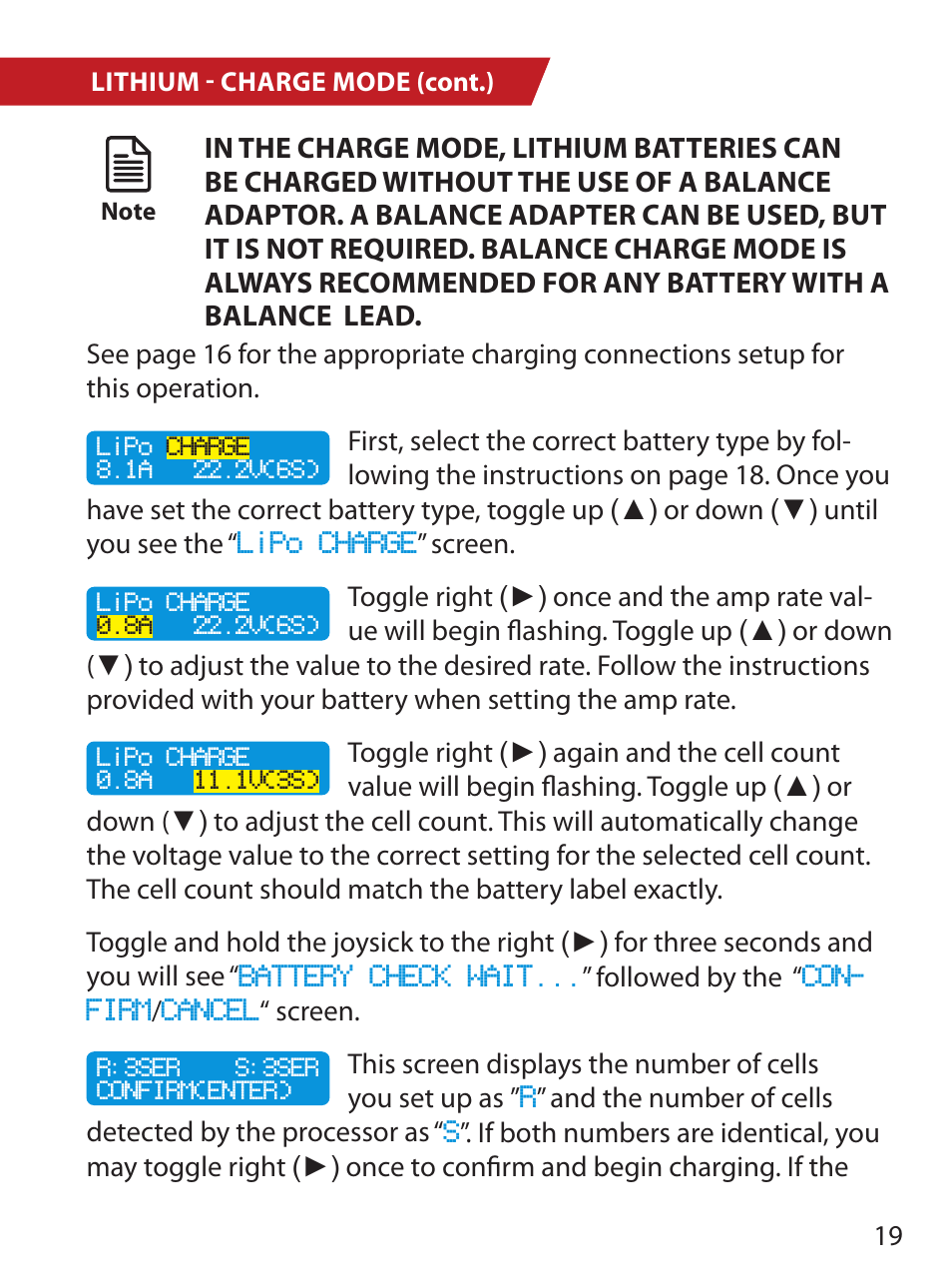 HITEC X1 Pro DC/DC Multi-Charger User Manual | Page 19 / 48