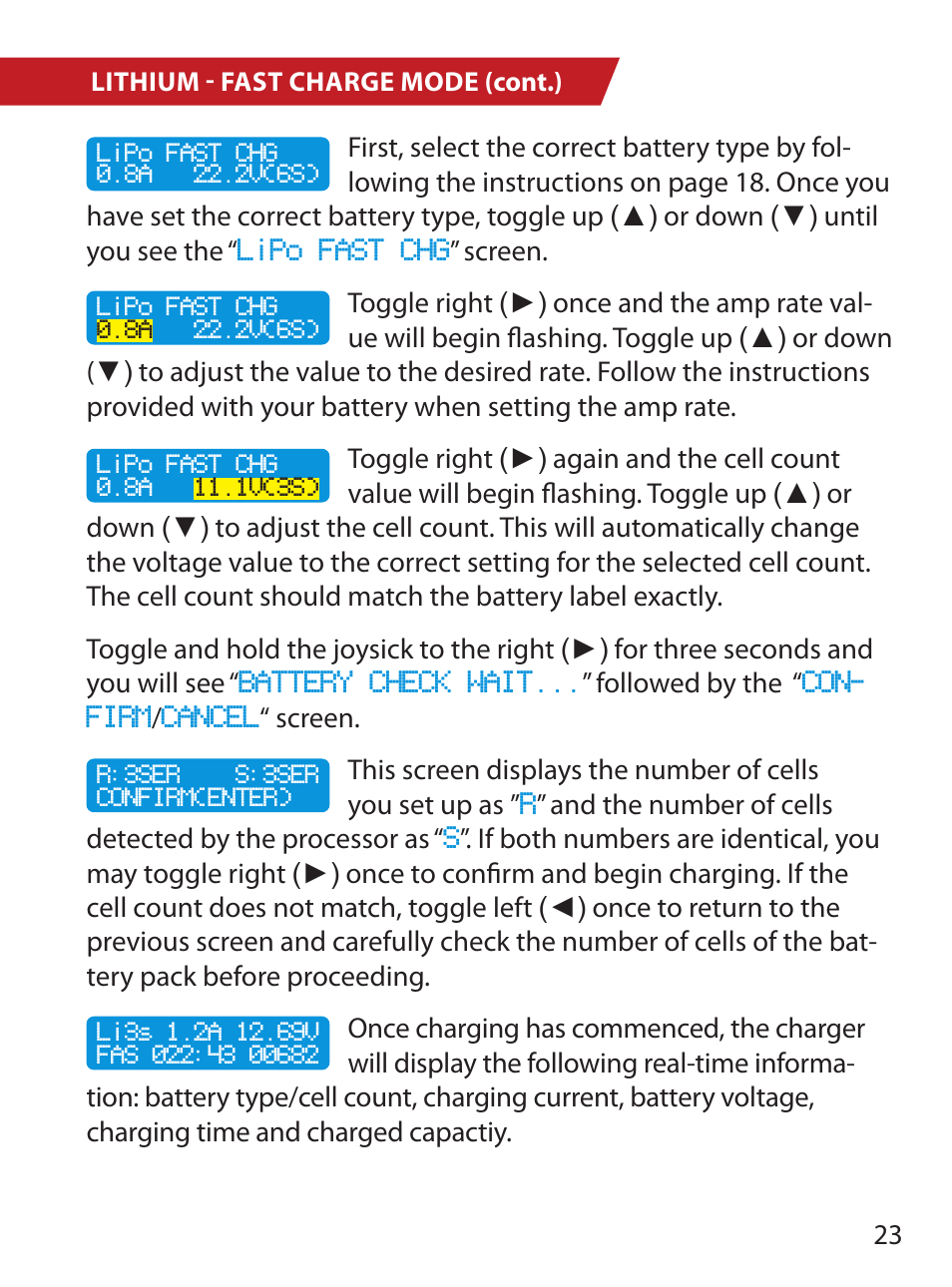 HITEC X1 Pro DC/DC Multi-Charger User Manual | Page 23 / 48