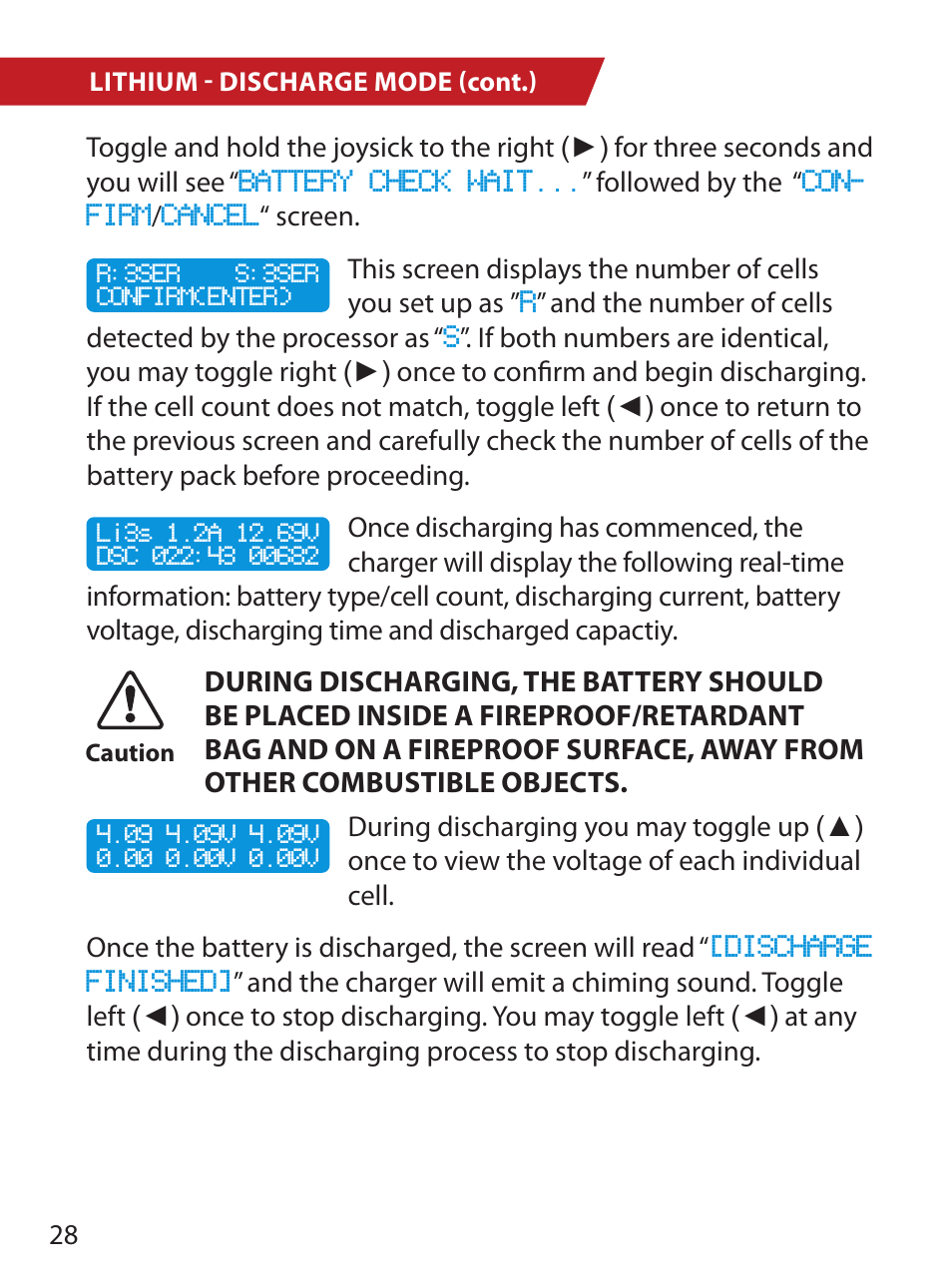 HITEC X1 Pro DC/DC Multi-Charger User Manual | Page 28 / 48