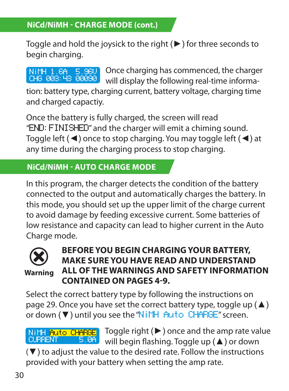 HITEC X1 Pro DC/DC Multi-Charger User Manual | Page 30 / 48