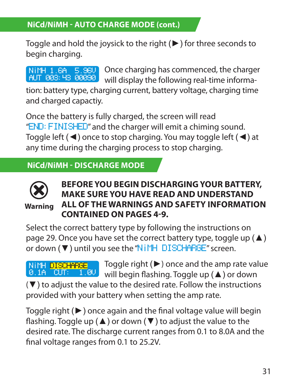 HITEC X1 Pro DC/DC Multi-Charger User Manual | Page 31 / 48