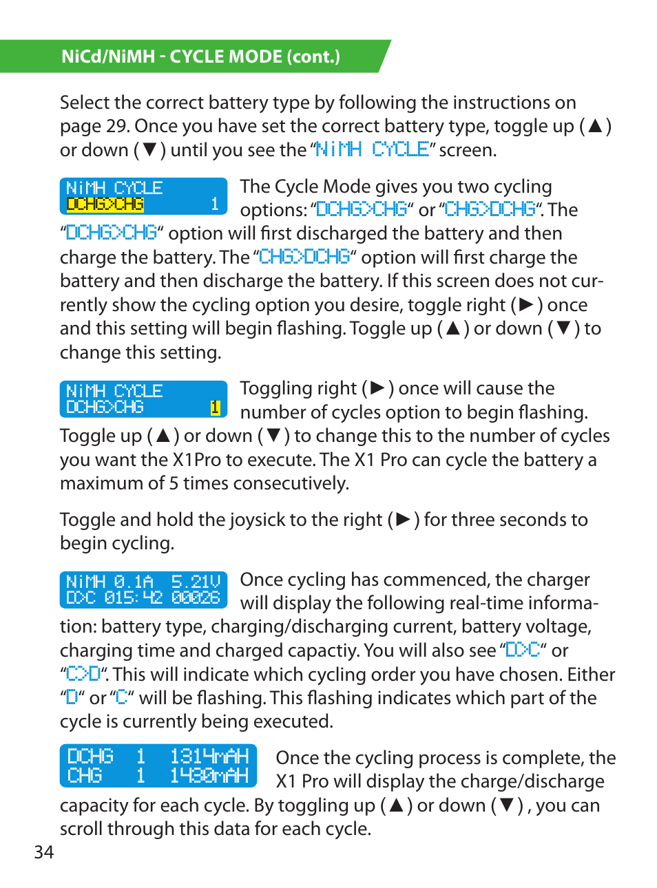 HITEC X1 Pro DC/DC Multi-Charger User Manual | Page 34 / 48