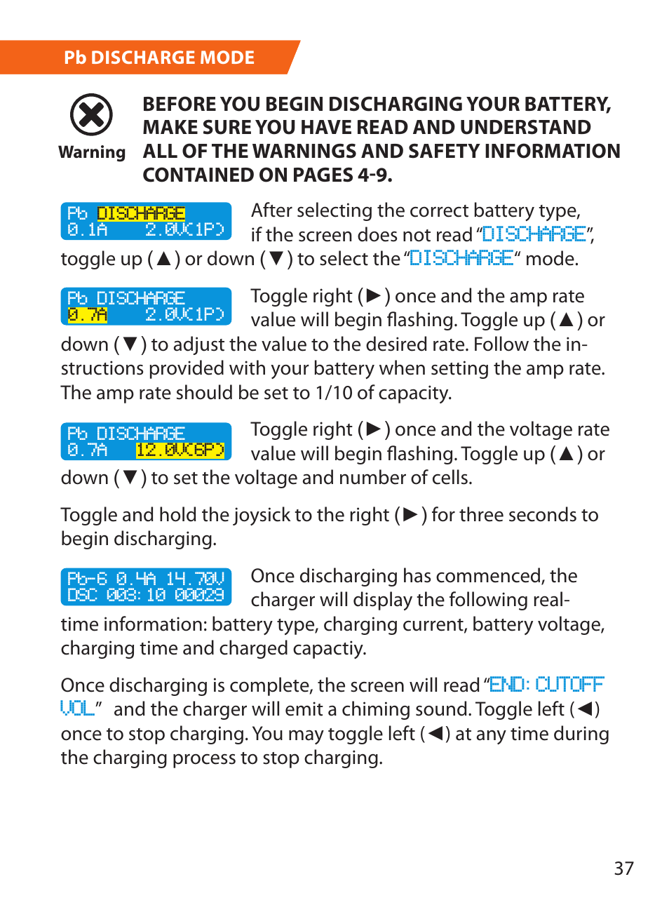 HITEC X1 Pro DC/DC Multi-Charger User Manual | Page 37 / 48