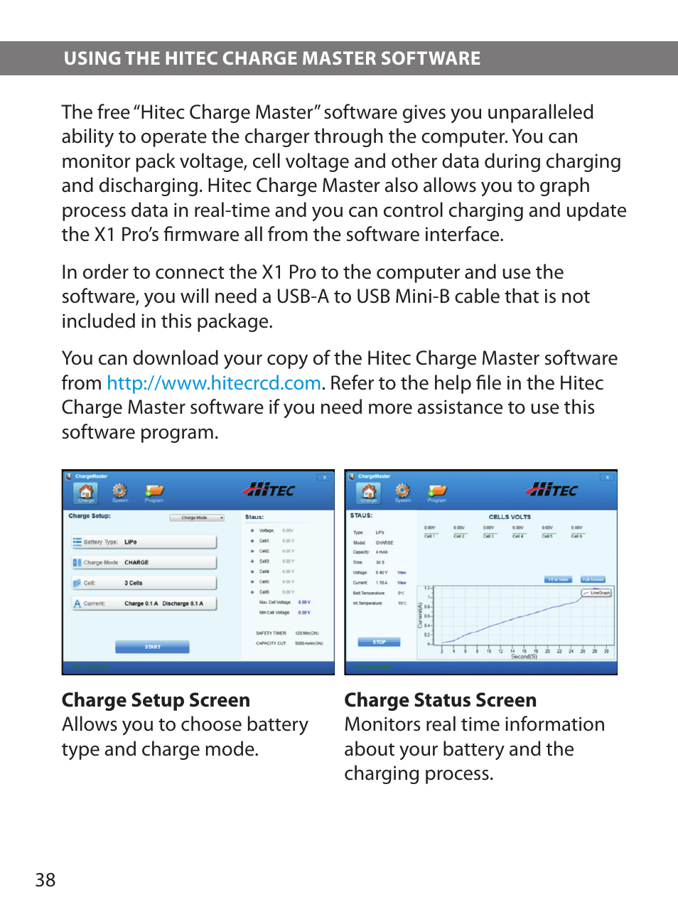 HITEC X1 Pro DC/DC Multi-Charger User Manual | Page 38 / 48