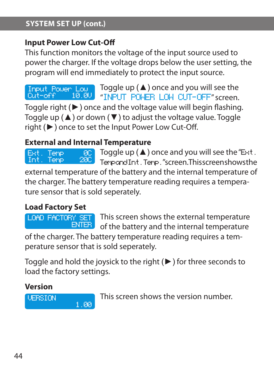 HITEC X1 Pro DC/DC Multi-Charger User Manual | Page 44 / 48