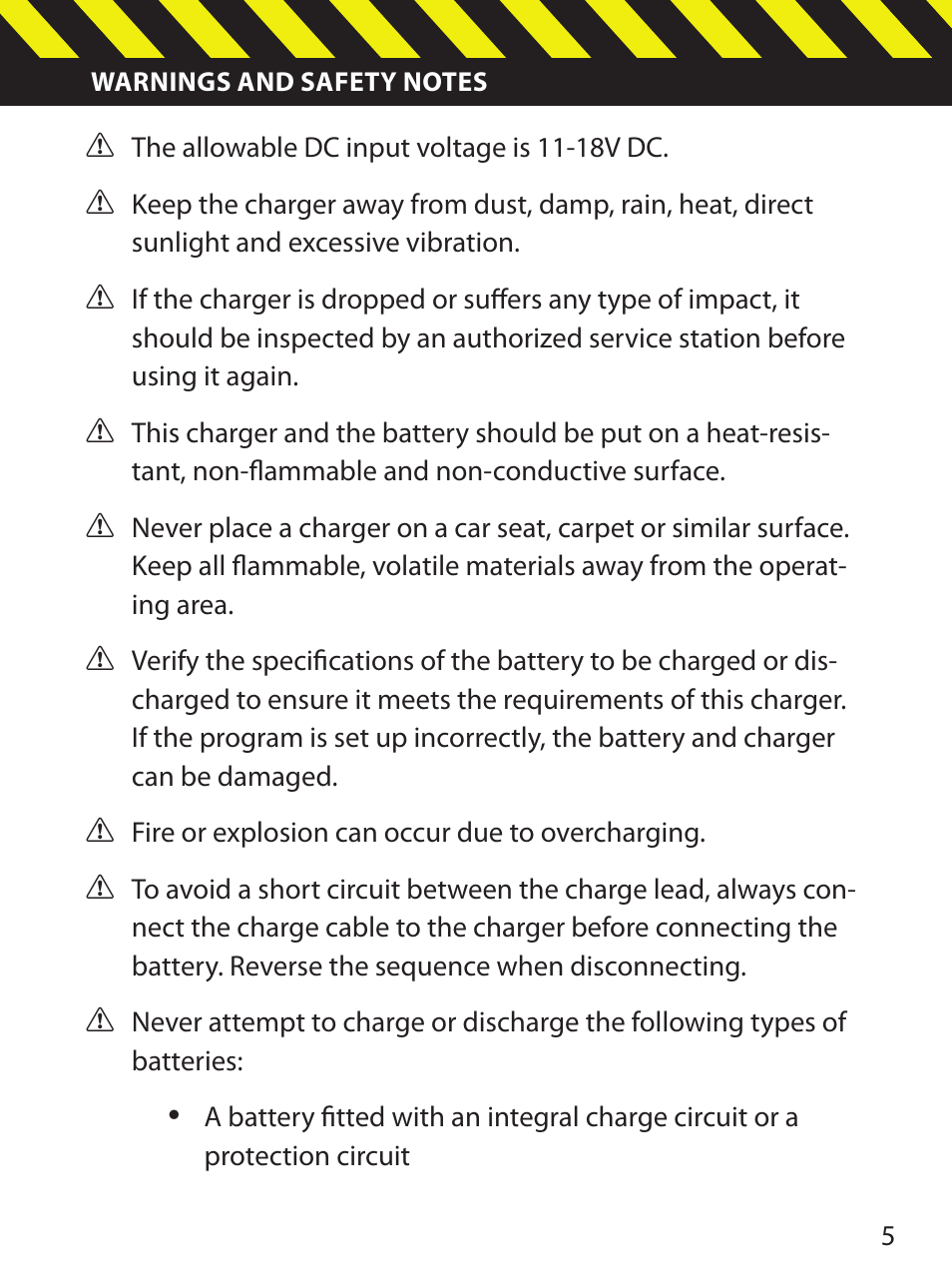 HITEC X1 Pro DC/DC Multi-Charger User Manual | Page 5 / 48