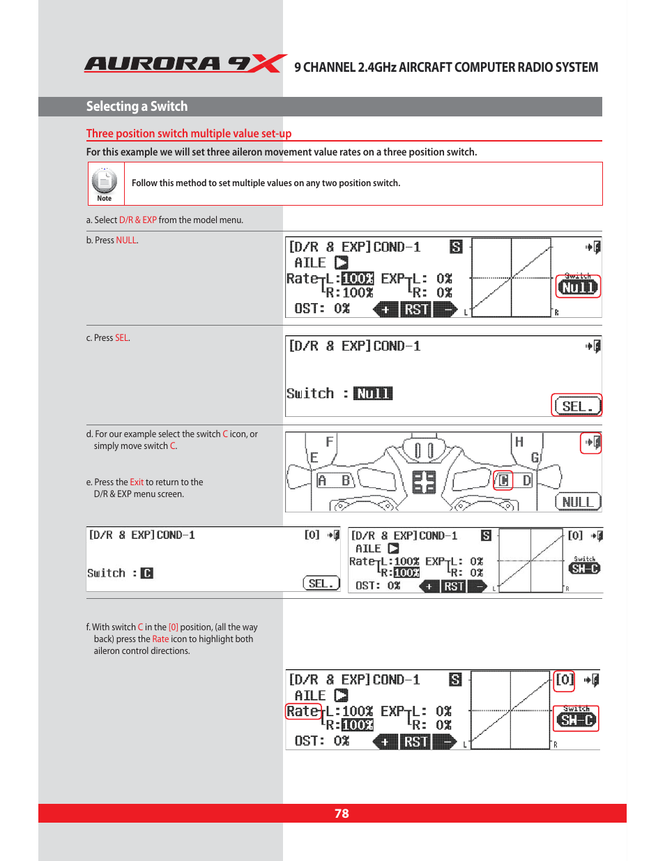 HITEC Aurora 9X User Manual | Page 78 / 144