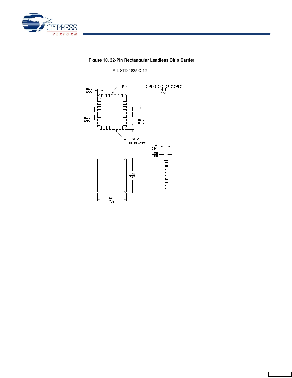 Package diagrams | Cypress CY7B991 User Manual | Page 18 / 19