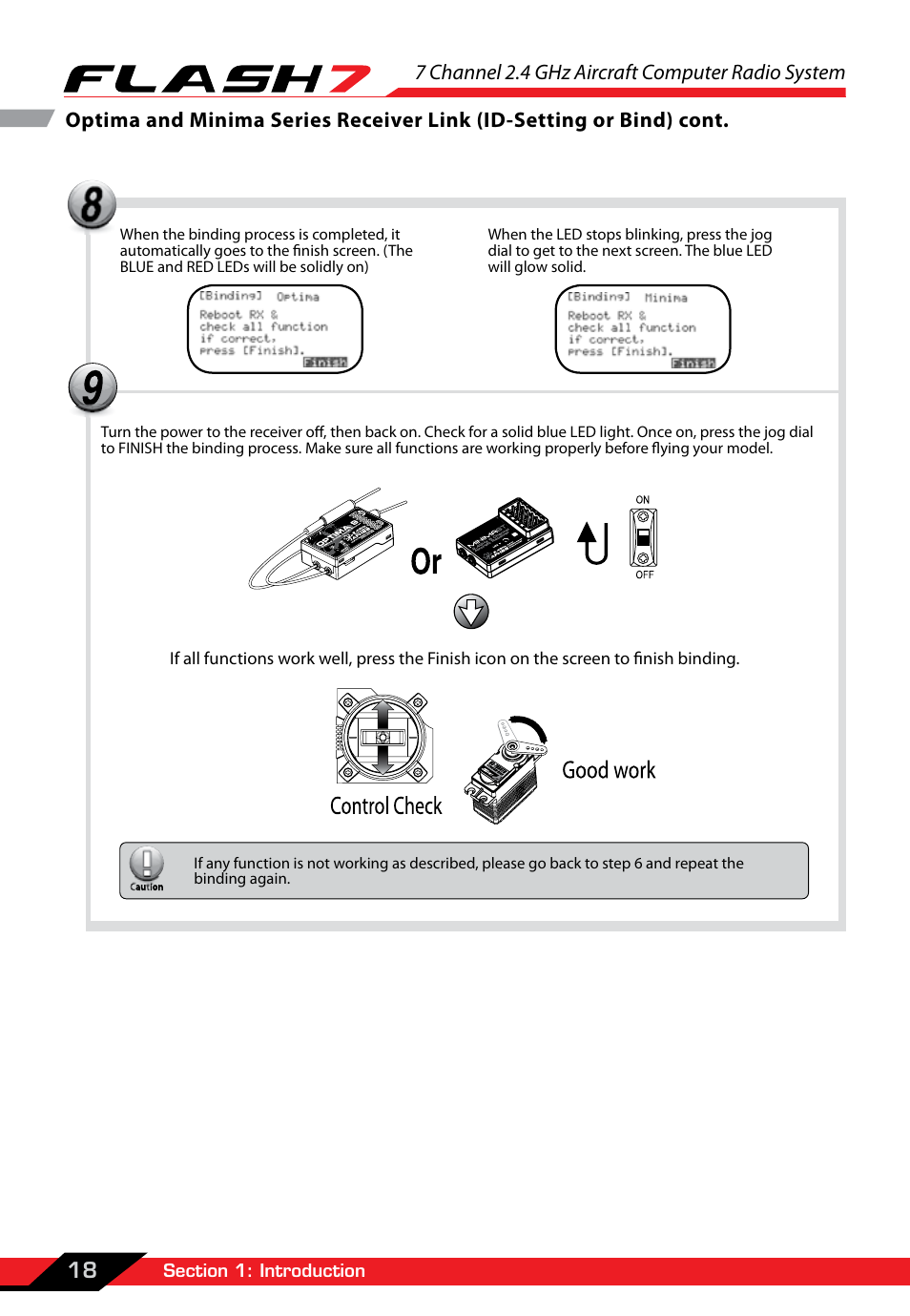 7 channel 2.4 ghz aircraft computer radio system | HITEC Flash 7 User Manual | Page 19 / 102