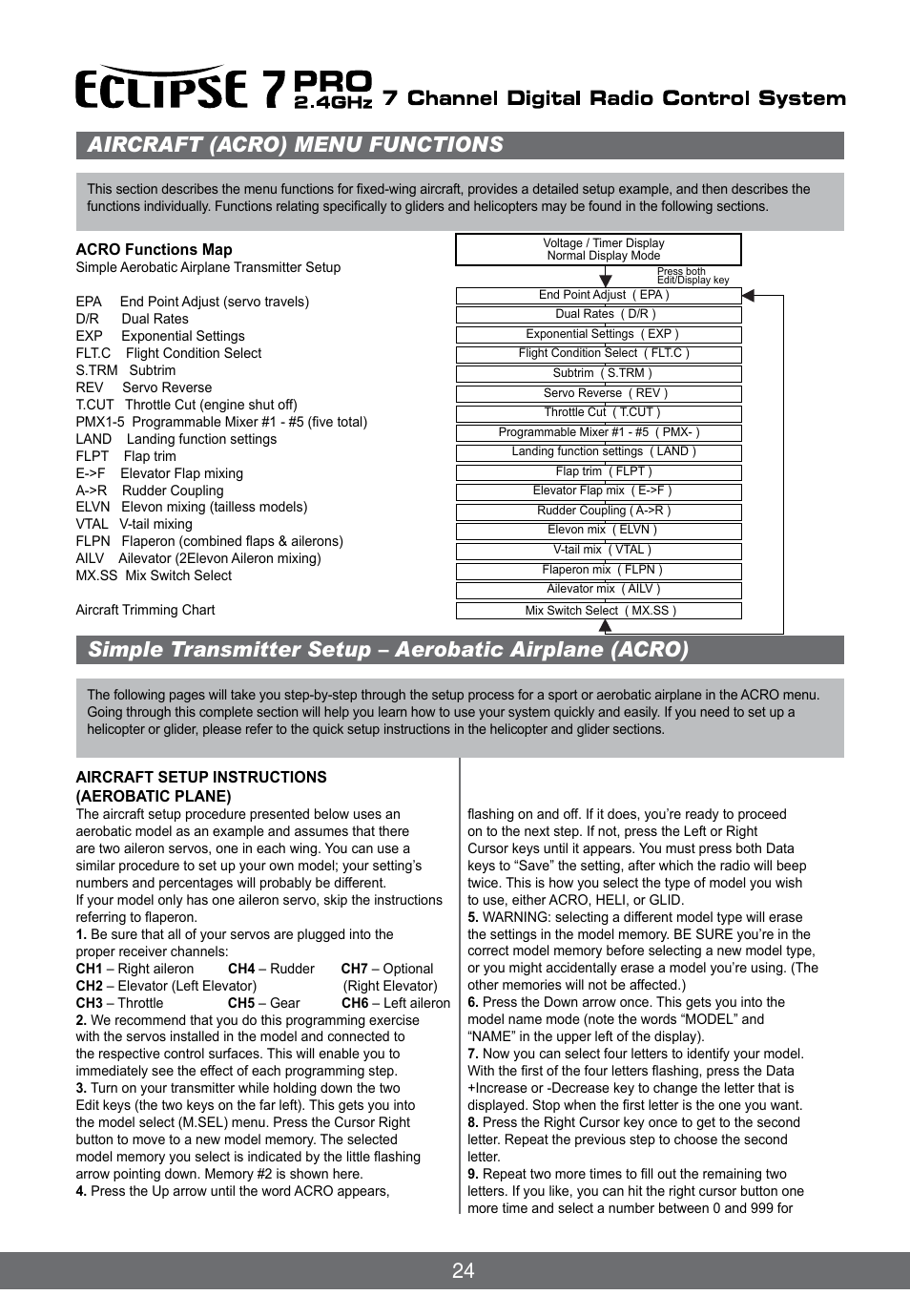 HITEC Eclipse 7 Pro User Manual | Page 26 / 66