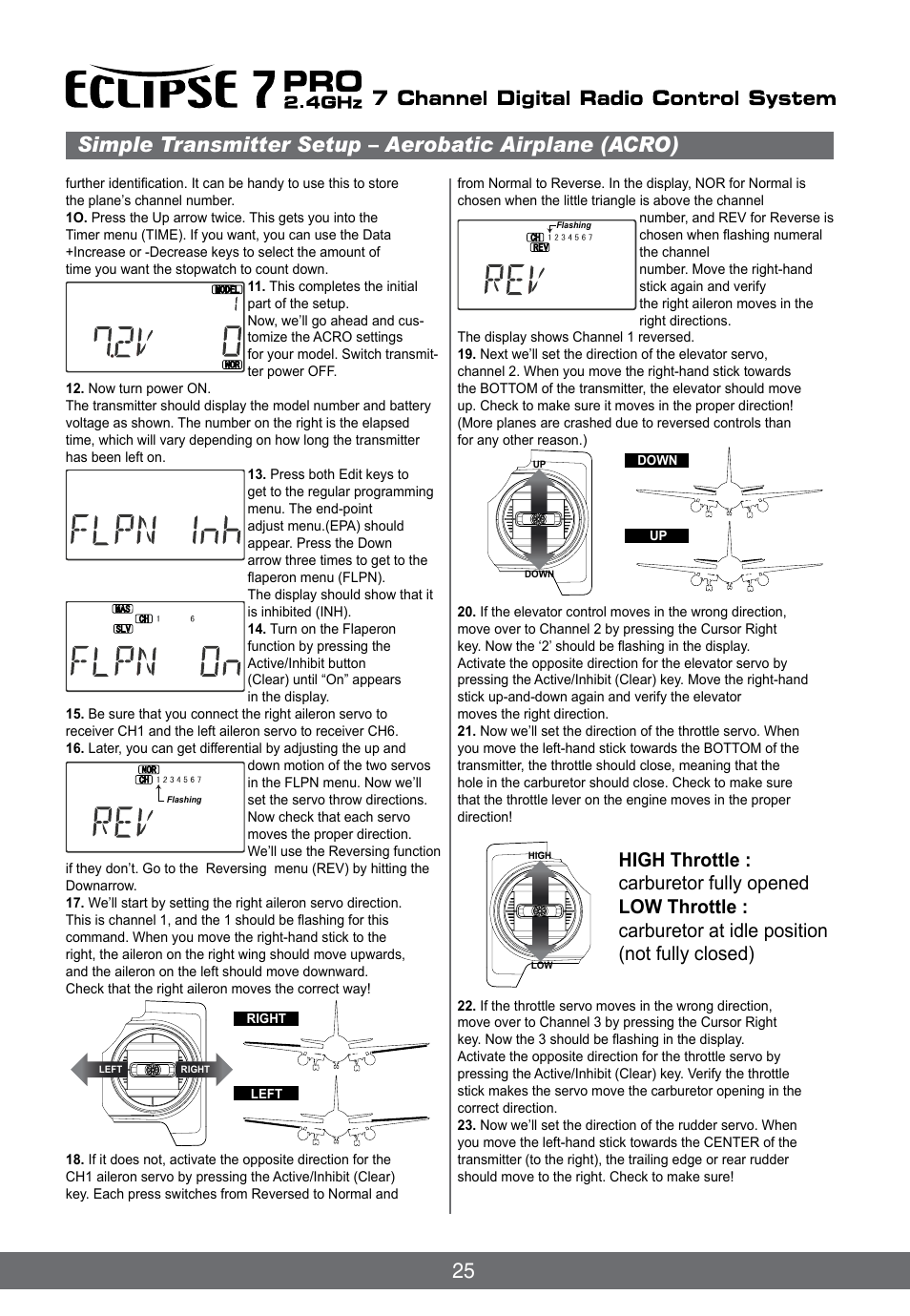 HITEC Eclipse 7 Pro User Manual | Page 27 / 66