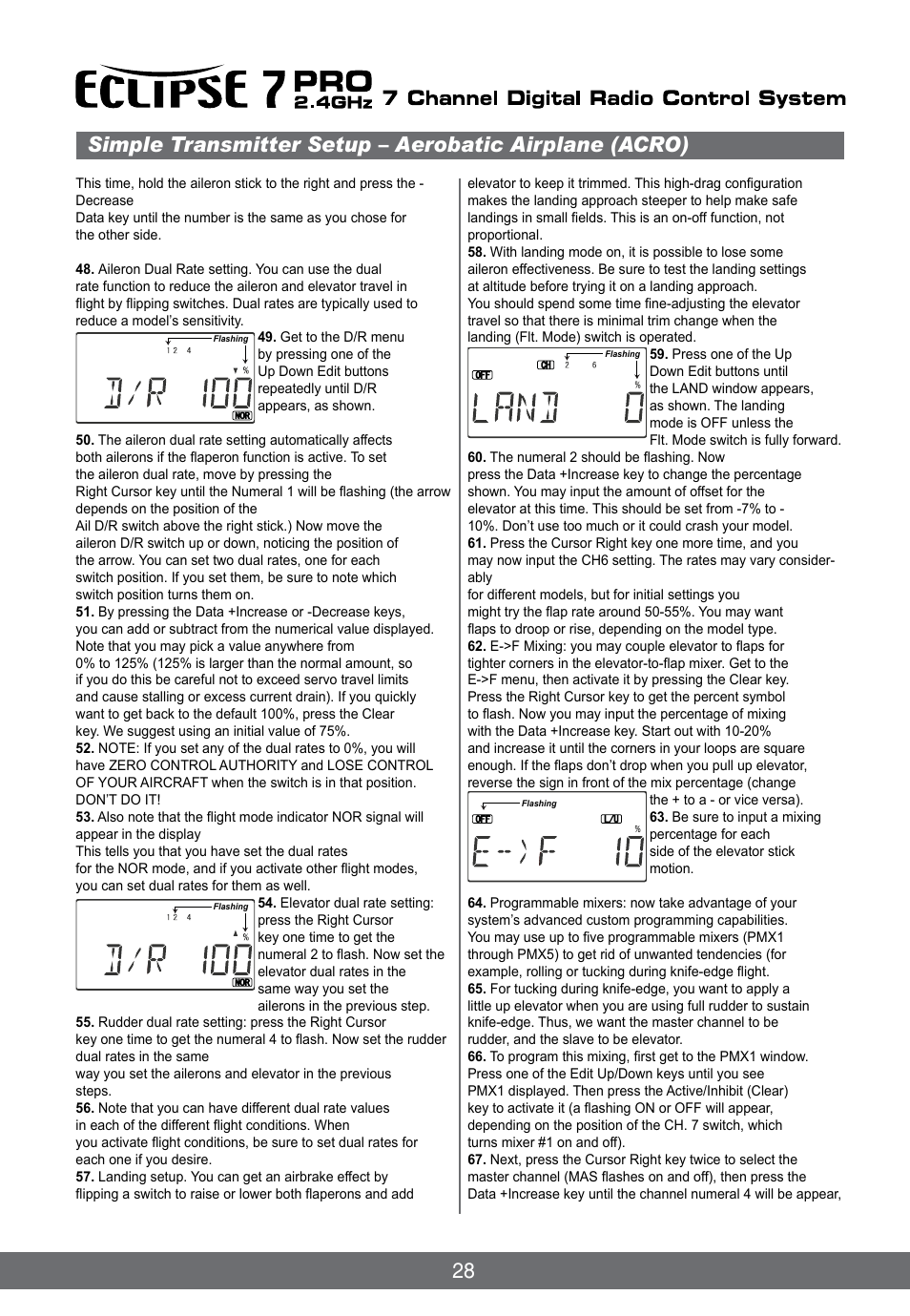 HITEC Eclipse 7 Pro User Manual | Page 30 / 66