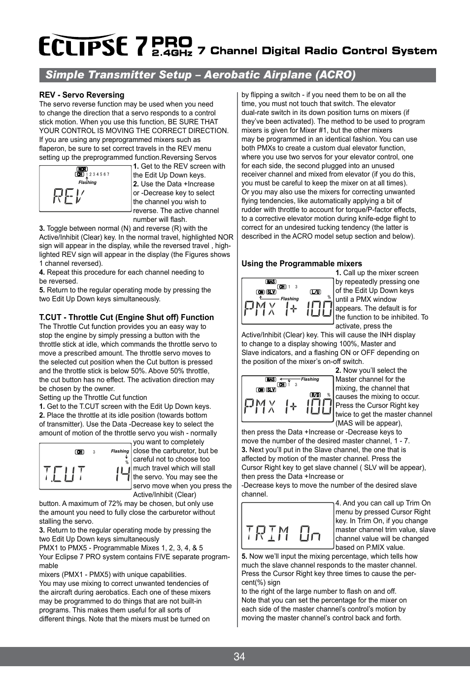 HITEC Eclipse 7 Pro User Manual | Page 36 / 66