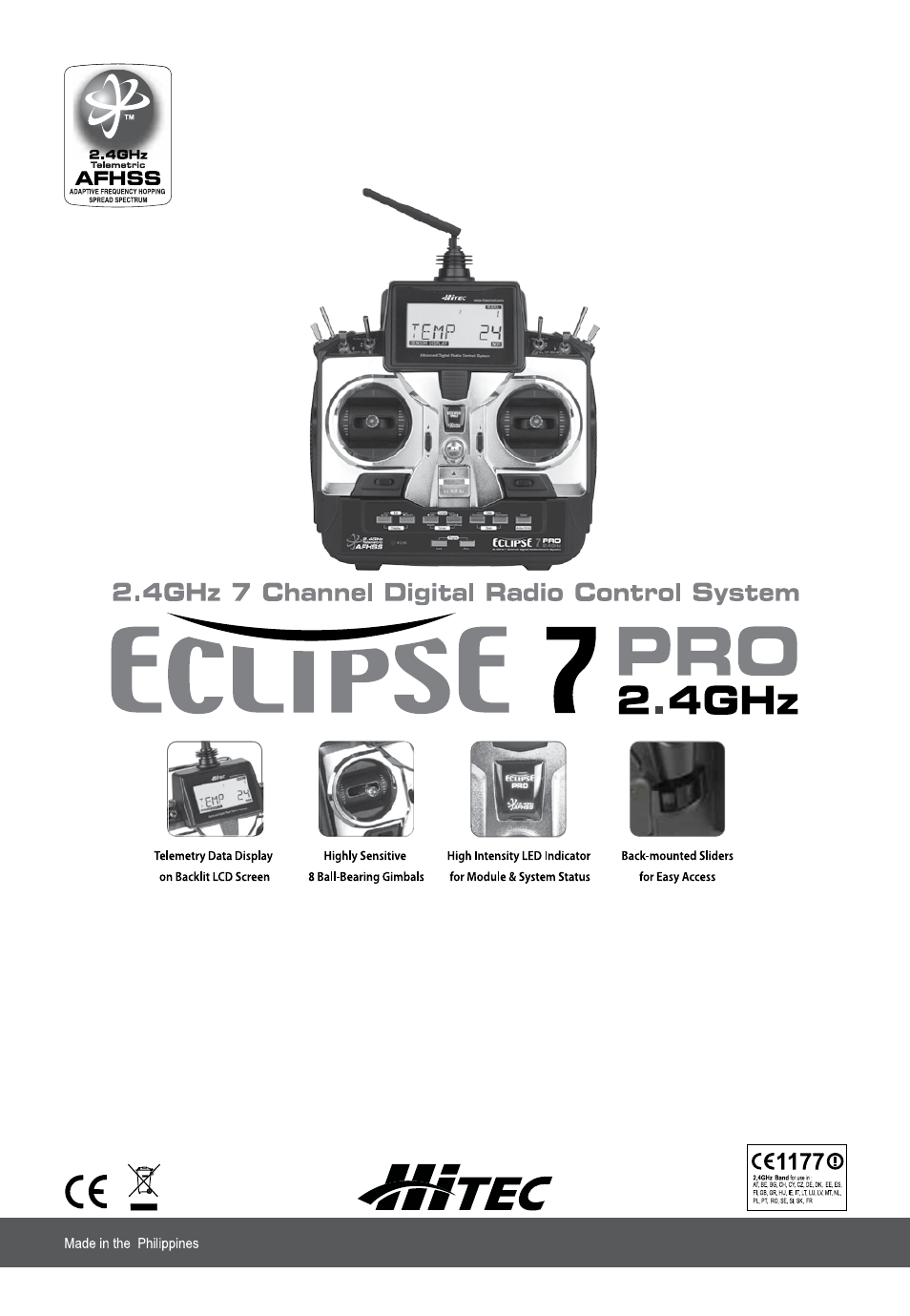 HITEC Eclipse 7 Pro User Manual | Page 66 / 66