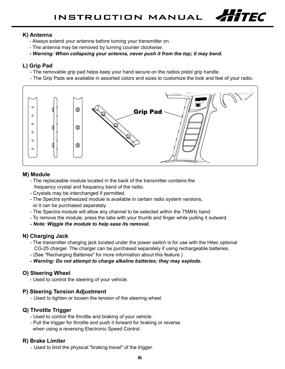 HITEC Aggressor SRX User Manual | Page 7 / 16