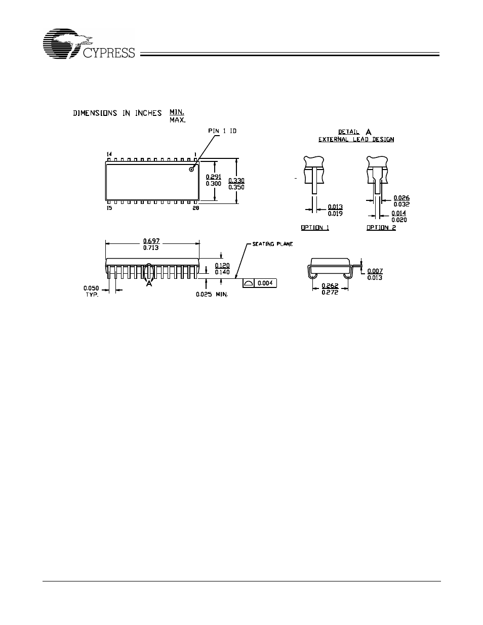 Cy7c185 | Cypress 7C185-15 User Manual | Page 10 / 11