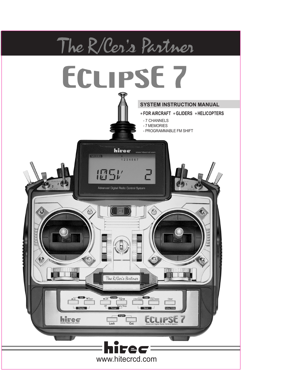 HITEC Eclipse 7 User Manual | 48 pages