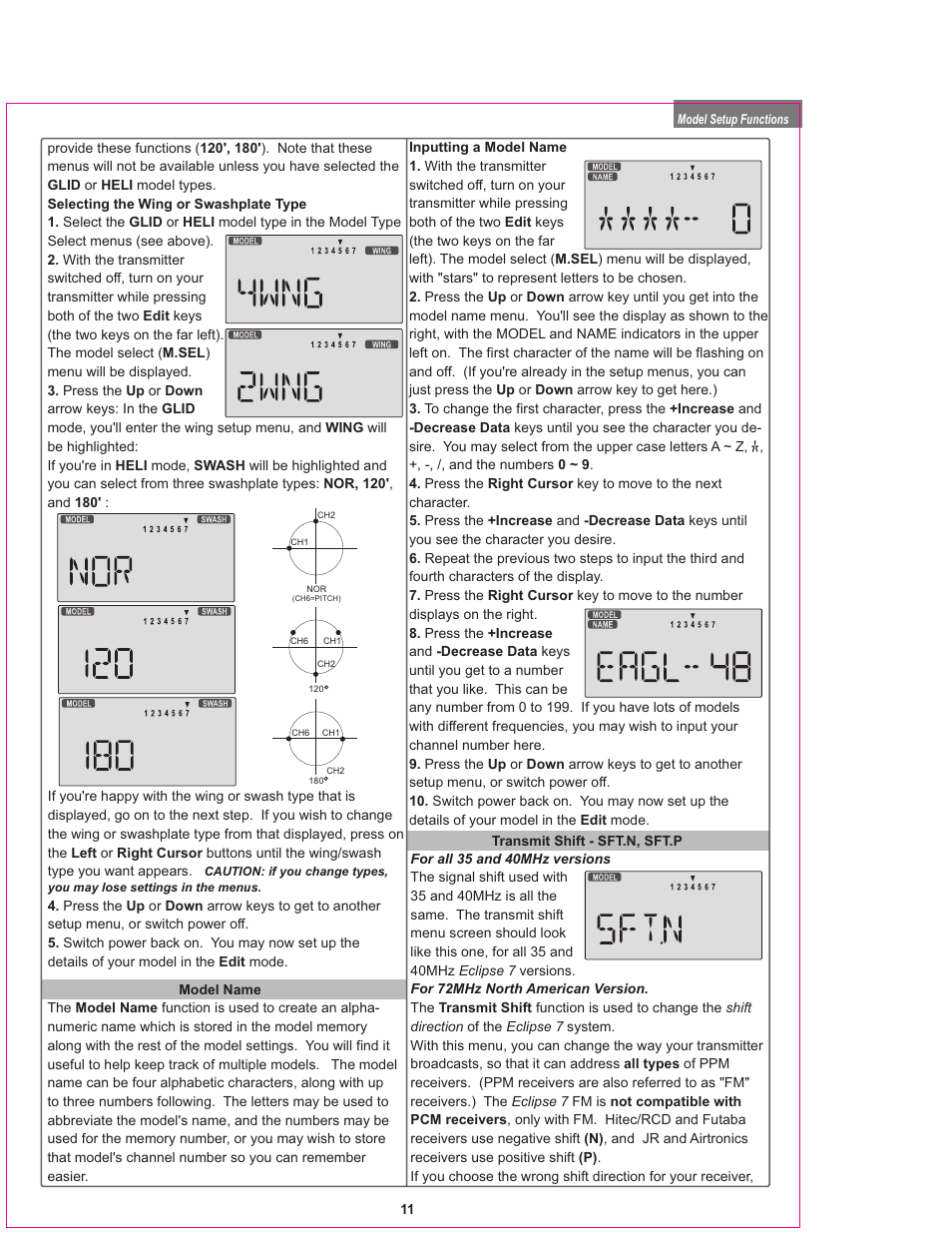 HITEC Eclipse 7 User Manual | Page 11 / 48