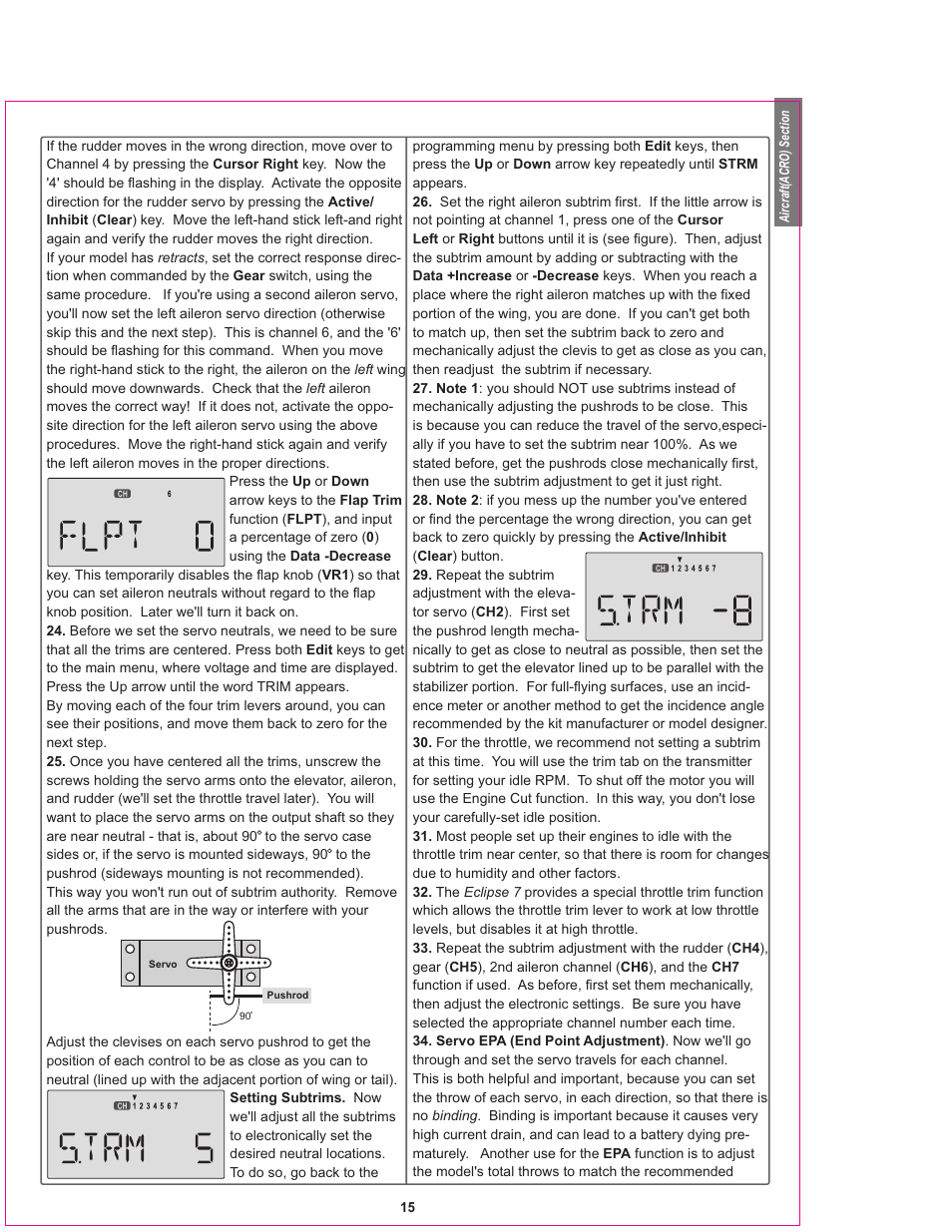 HITEC Eclipse 7 User Manual | Page 15 / 48