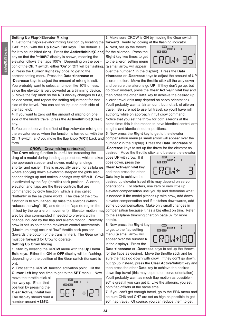 HITEC Eclipse 7 User Manual | Page 34 / 48