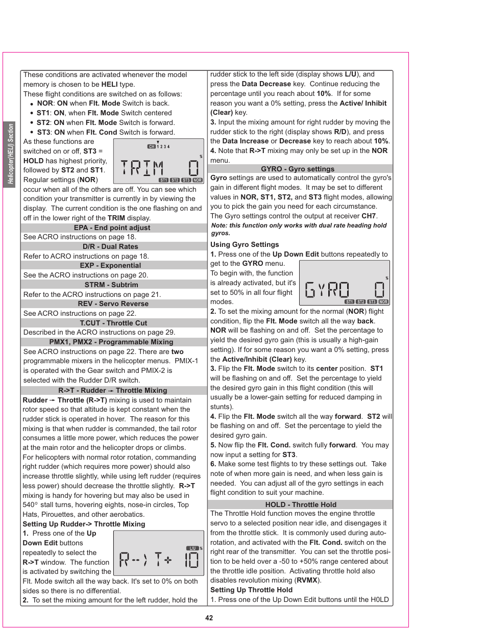 HITEC Eclipse 7 User Manual | Page 42 / 48