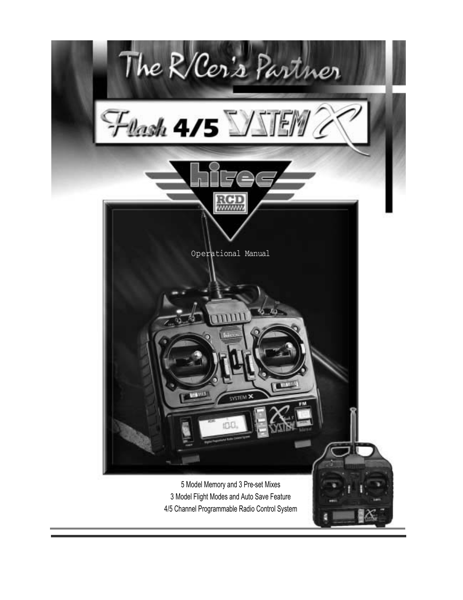 HITEC Flash 5 SX User Manual | 23 pages