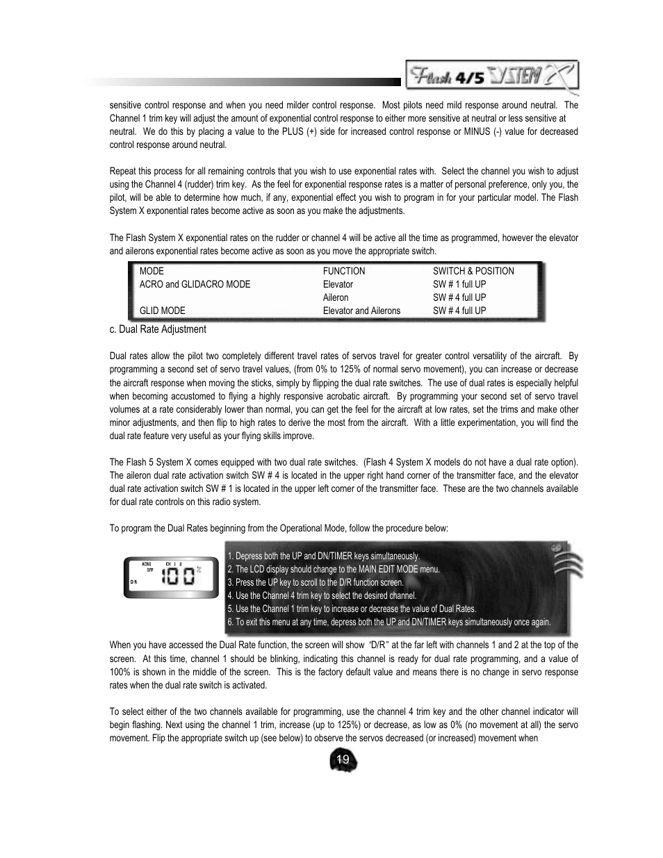 HITEC Flash 5 SX User Manual | Page 19 / 23