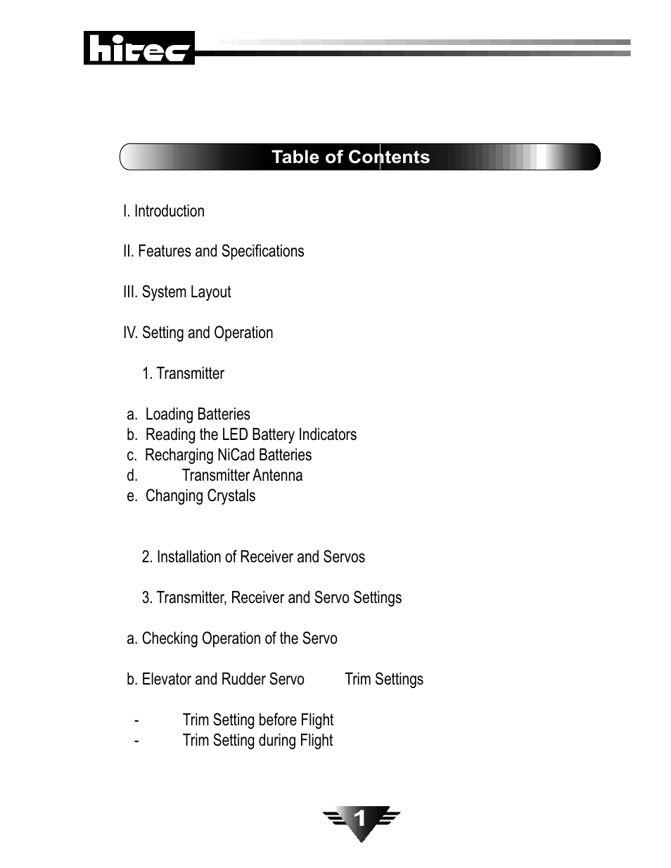 HITEC Focus III FM User Manual | Page 2 / 10