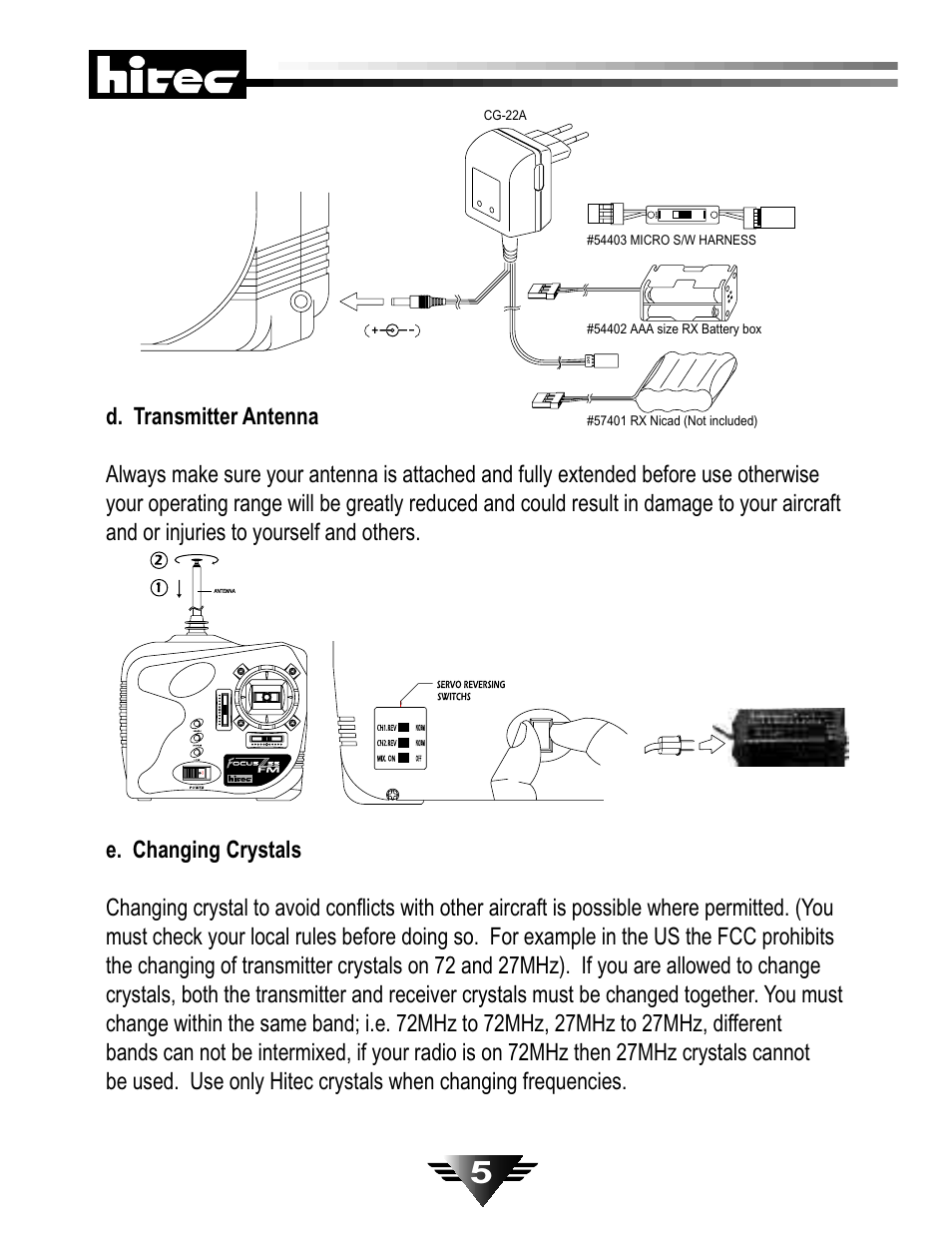 HITEC Focus III FM User Manual | Page 6 / 10