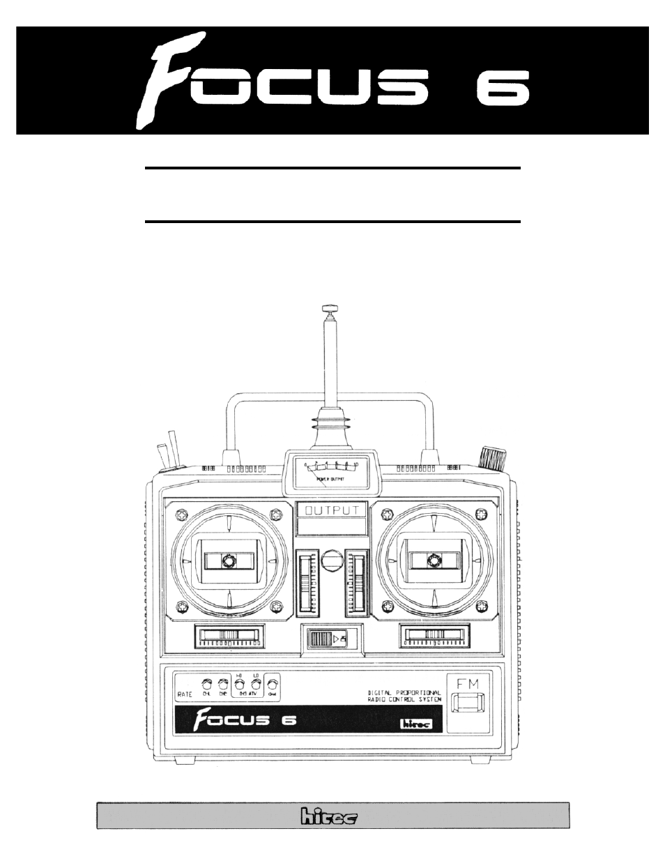 HITEC Focus 6 FM User Manual | 8 pages