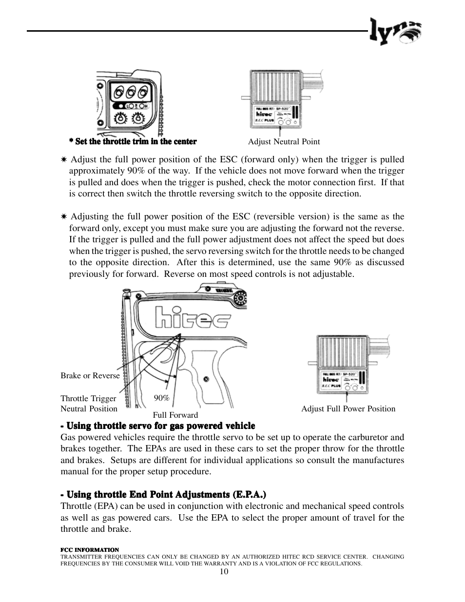 HITEC Lynx FM User Manual | Page 11 / 12