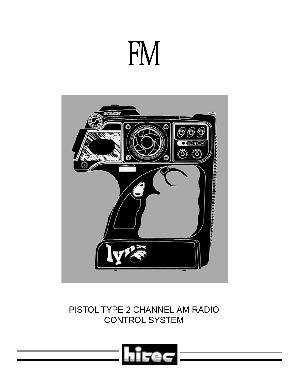 HITEC Lynx FM User Manual | Page 12 / 12