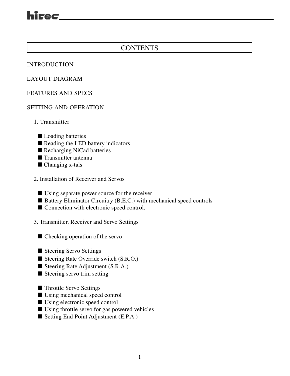 HITEC Lynx FM User Manual | Page 2 / 12