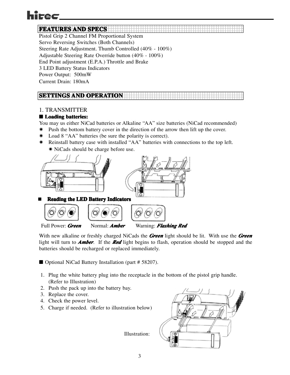 HITEC Lynx FM User Manual | Page 4 / 12